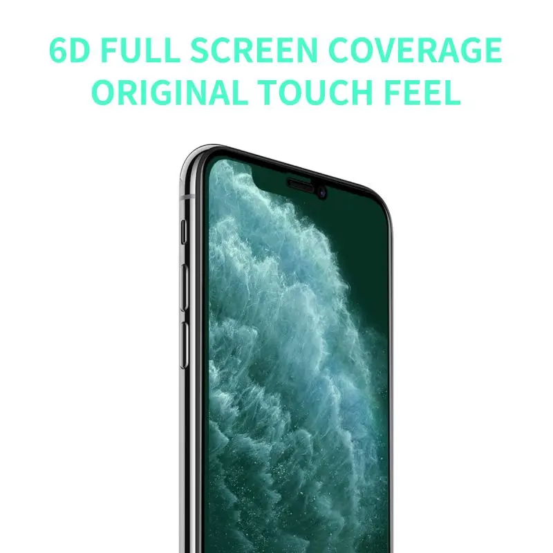 6D закаленная пленка для IPhone 11 Pro / XS X Ультра тонкое стекло 0 26 мм 9H Уход за глазами