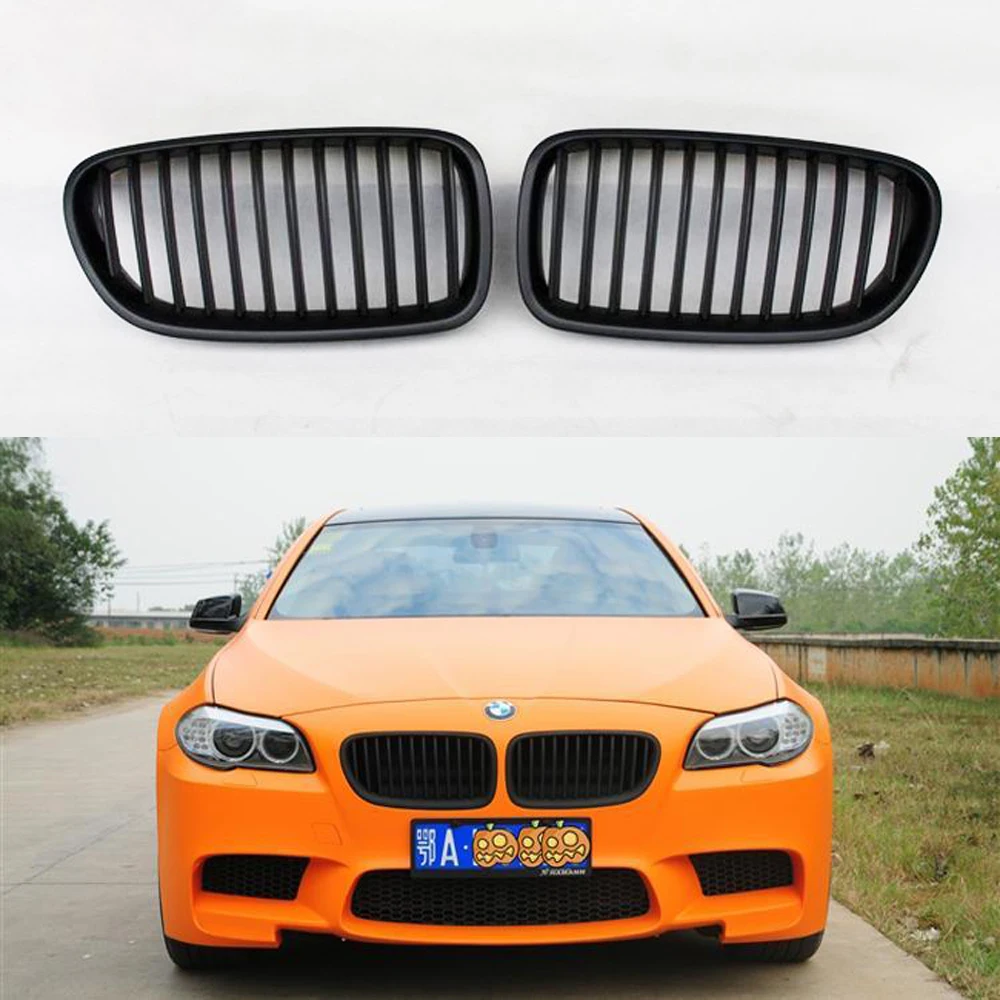F10 M5 Стиль Матовый Черный ABS авто передний бампер сетка решетка для BMW 2011-2013 |