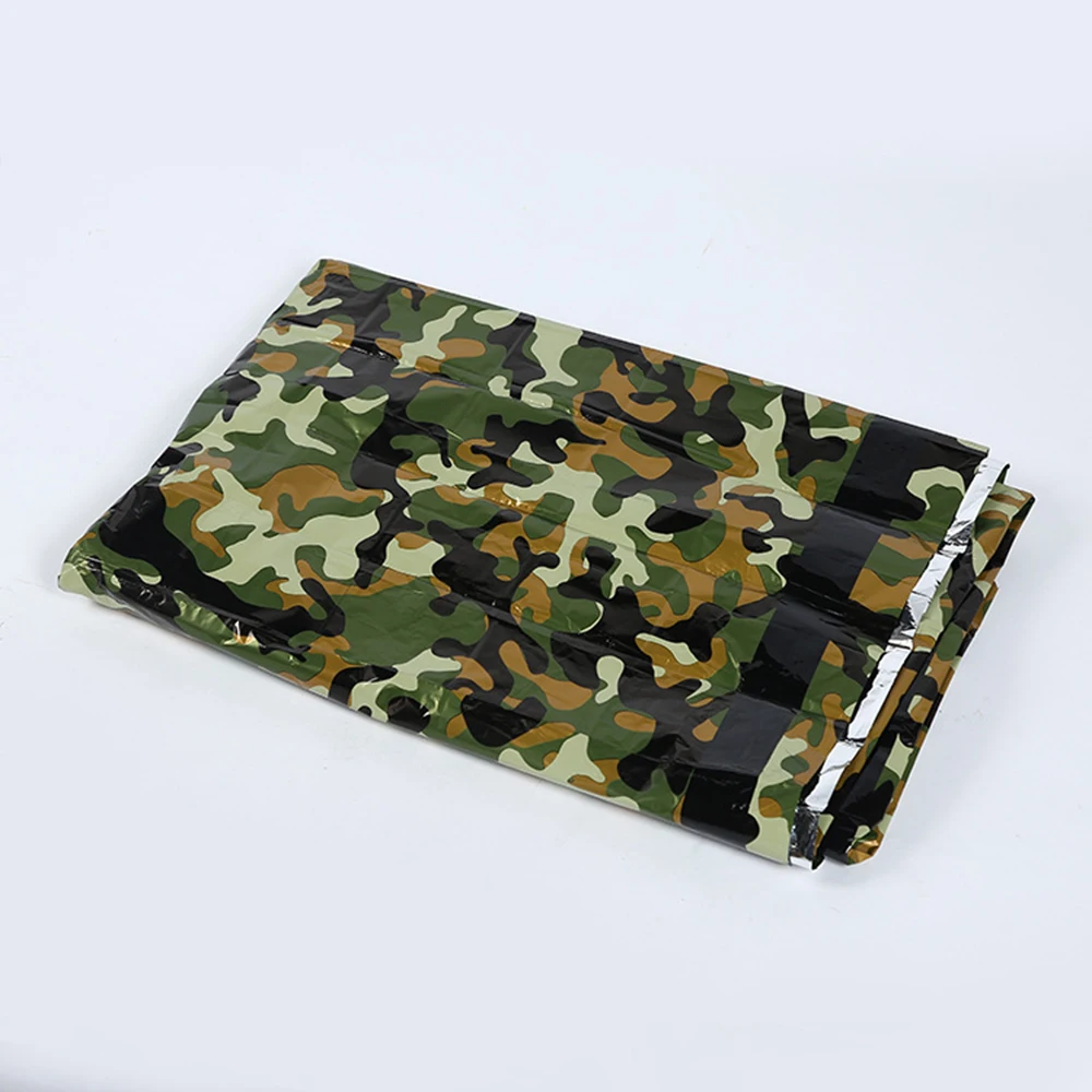 Кемпинг аварийное одеяло камуфляж выживания Спальный мешок Пешие прогулки с