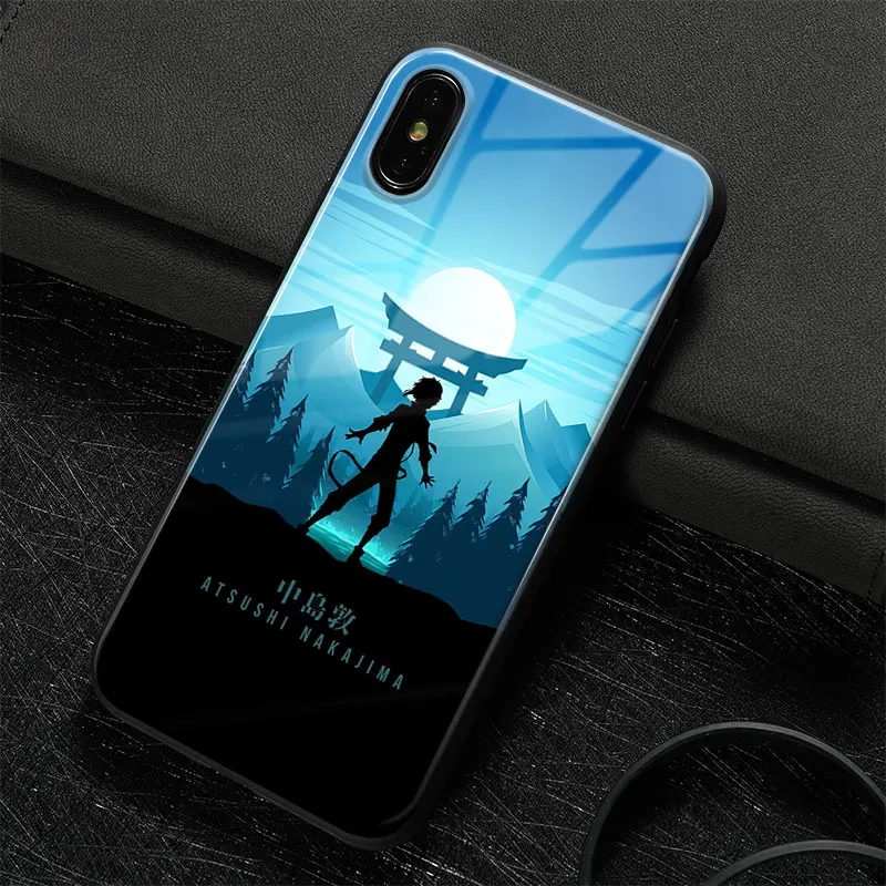 Atsushi Nakajima Anime Art Glass Soft Silicone Phone Case Cover Shell for iPhone SE 6s 7 8 Plus X XR XS 11 12 13 Mini Pro Max | Мобильные