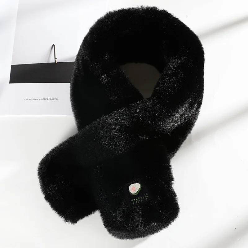 Лохматый карамельный цвет женские зимние шарфы сохраняющие тепло сладкий шарф