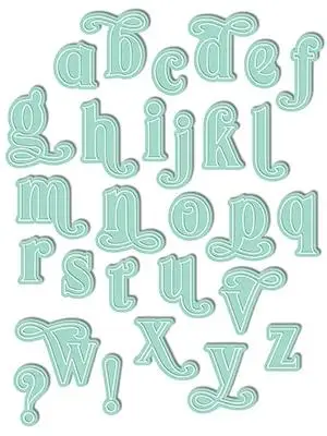 

2021 счастливая богиня ремесло металлические Вырубные штампы Lowercase Сделай Сам Скрапбукинг Фотоальбом декоративное тиснение бумажная карточ...