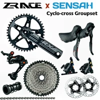 sensah srx pro 1x11 speed 11s road groupset rl shifter rear derailleurs zrace chainset brake gravel bikes cyclo cross