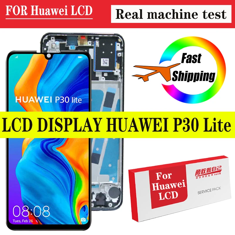 100% Оригинальный 6.15-дюймовый дисплей для Huawei P30 Lite MAR-LX1 LX2 AL01 сборка ЖК-экрана и сенсора для ремонта.