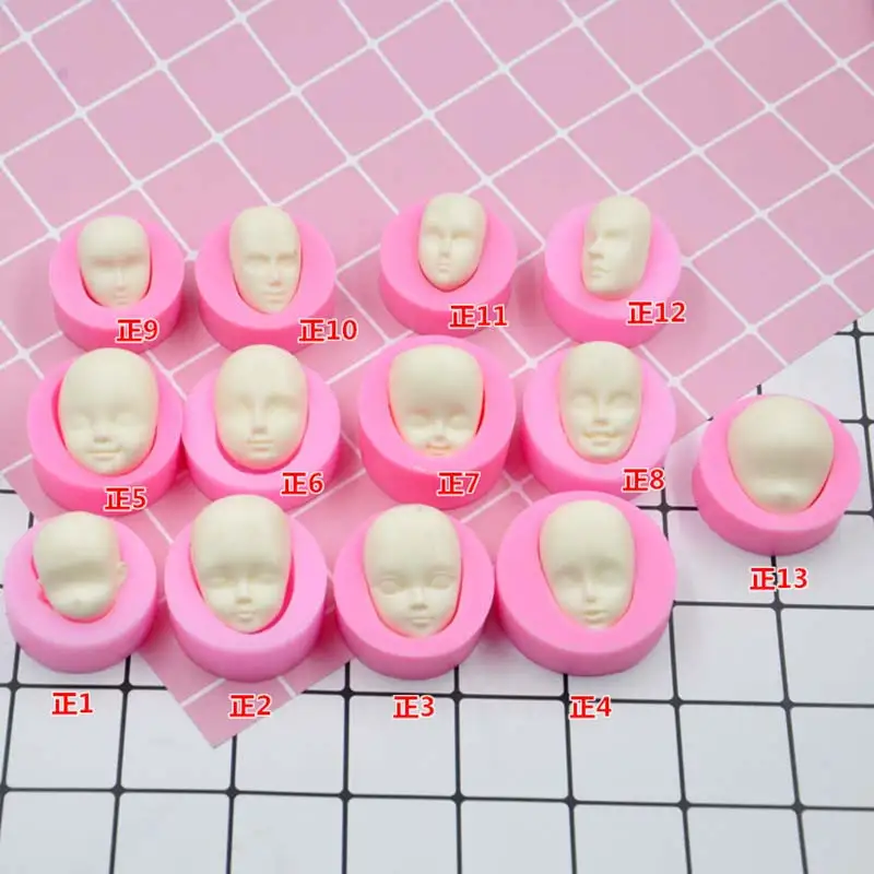 Милые маленькие куклы голова уход за кожей лица пресс форм мягкой глины