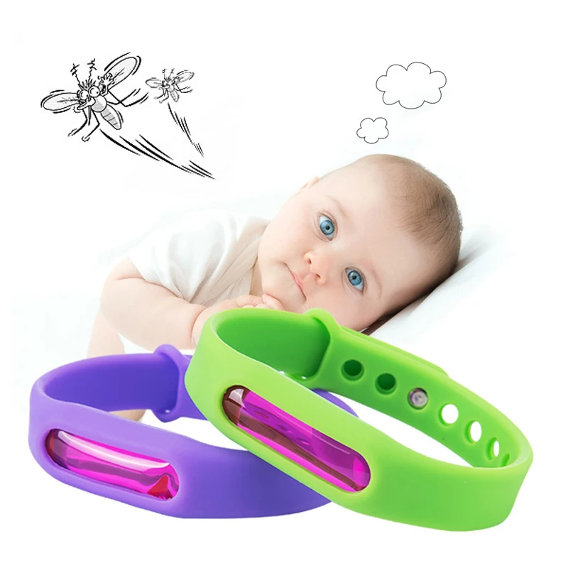 

Silicone Mosquito Repeller Wristband Summer Mosquito Repellent Bracelet Anti-mosquito Band Effective Children Repellents
