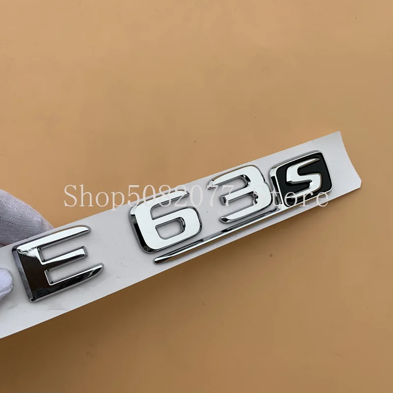 Хром с изображением букв и цифр Эмблема для Mercedes Benz AMG C43 C63 C63S E43 E53 E63S S65L V12 V8 BITURBO