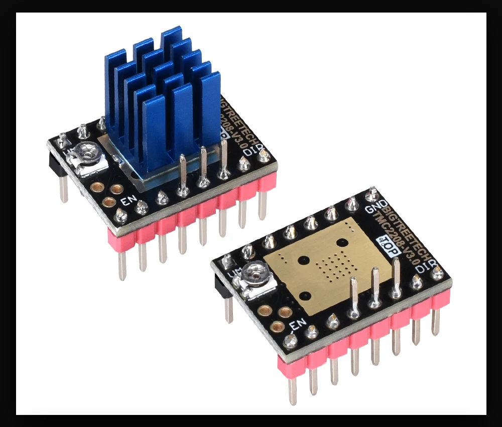 5 шт. TMC2209 UART TMC2208 TMC2130 SPI TMC5160 TMC5161 Драйвер шагового двигателя для 3D-принтера SKR V1.3 PRO MINI MKS GEN Reprap