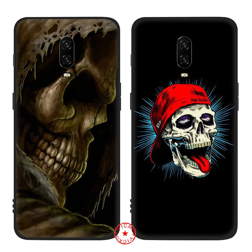 Мрачный смерть с косой Скелет Мягкий силиконовый чехол для oneplus 5 6