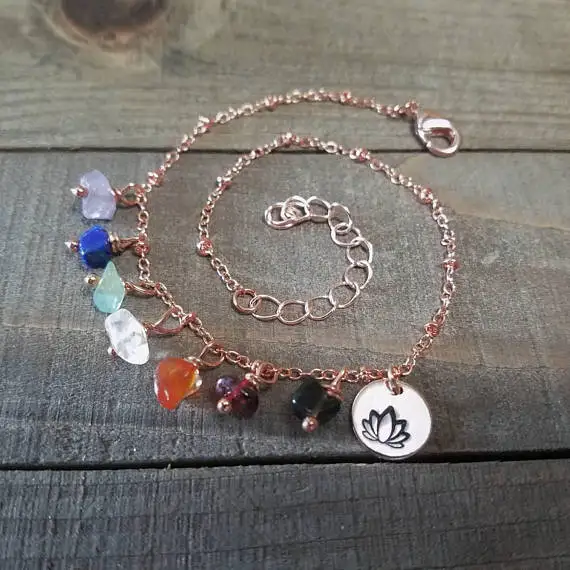 

925 STERLING SILVER NATURAL ROCKY ANKLETS