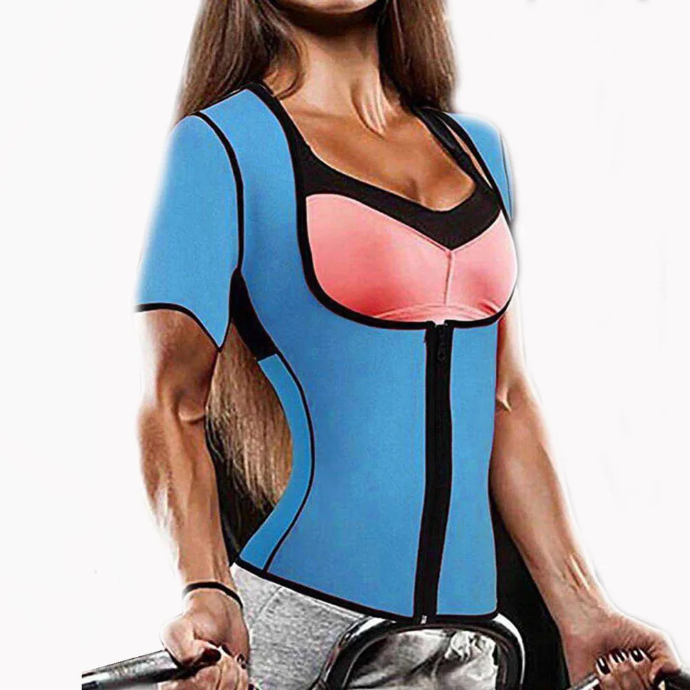 Спортивный формирователь тела для женщин боди с коротким рукавом нижнее белье