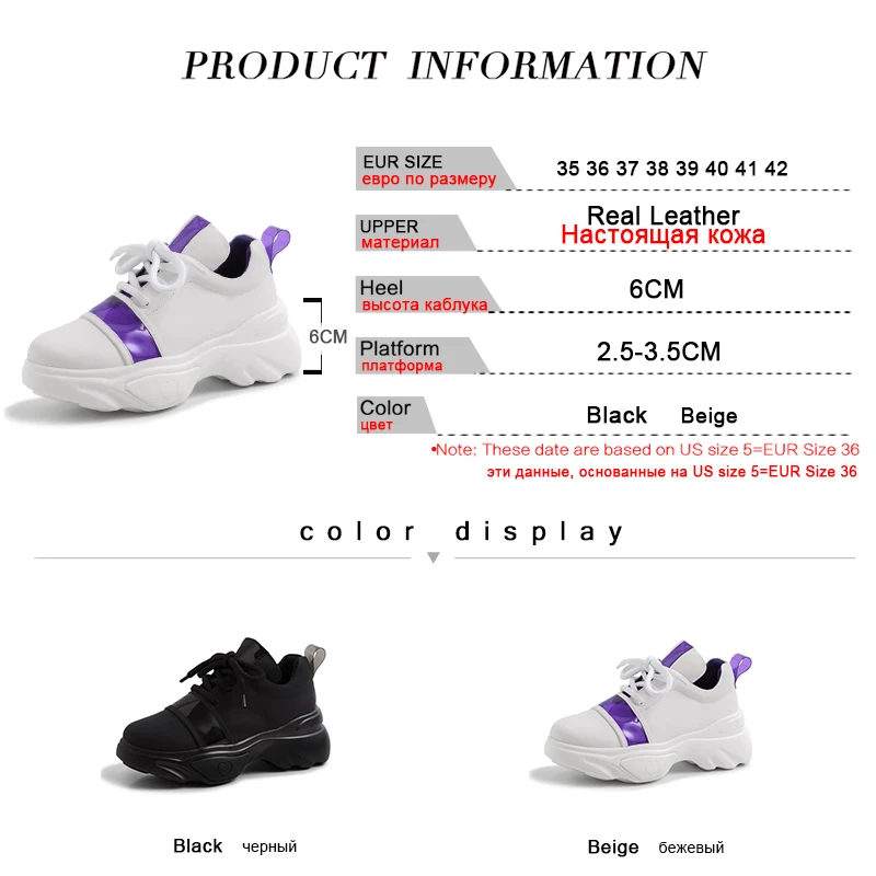 Женские кроссовки на танкетке Taoffen уличная прогулочная обувь из натуральной кожи