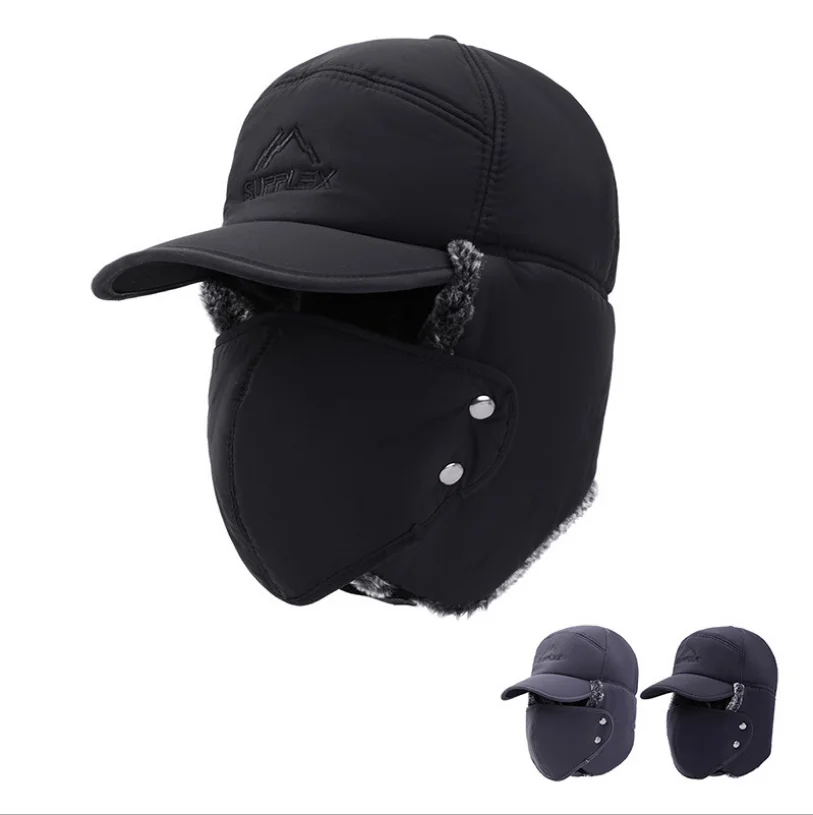 2018 Новая зимняя мужская \ женская теплая Кепка для улицы Рыболовная Шапка