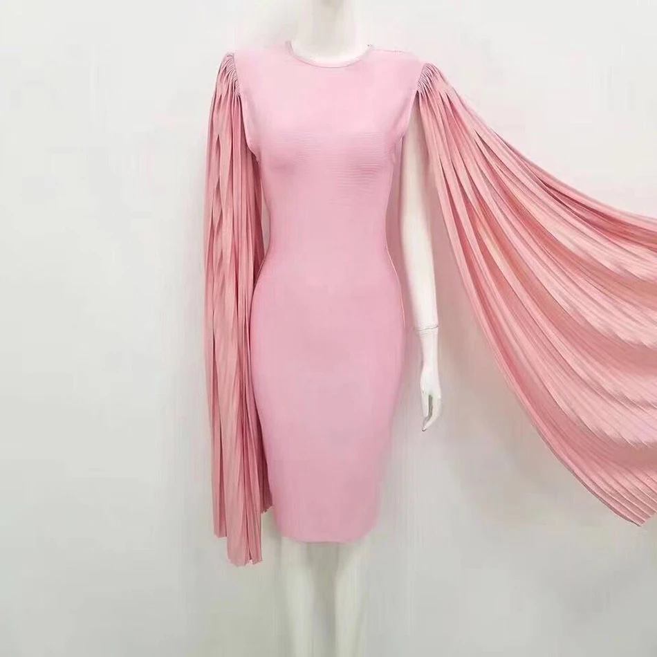 Женское облегающее платье с длинным рукавом Клубное вечернее праздничное