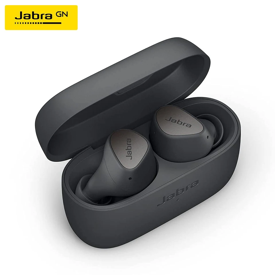 Jabra-auriculares inalámbricos Elite 3, audífonos TWS con Bluetooth, resistentes al agua, deportivos, con aislamiento de ruido, llamadas claras