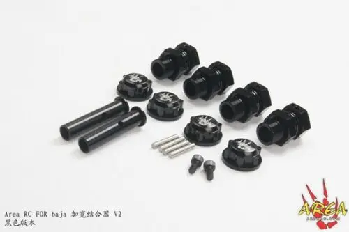 Area rc wheel nut + axle extender for HPI baja 5b 5t 5sc KM Rovan 1/5 car | Игрушки и хобби