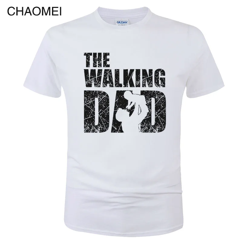 

Men's Casual Printed T Shirt Men Short Sleeve The Walking Dad T-shirt Blouse Tops t shirt homme Camisa Hombre Unisex Clothes C79