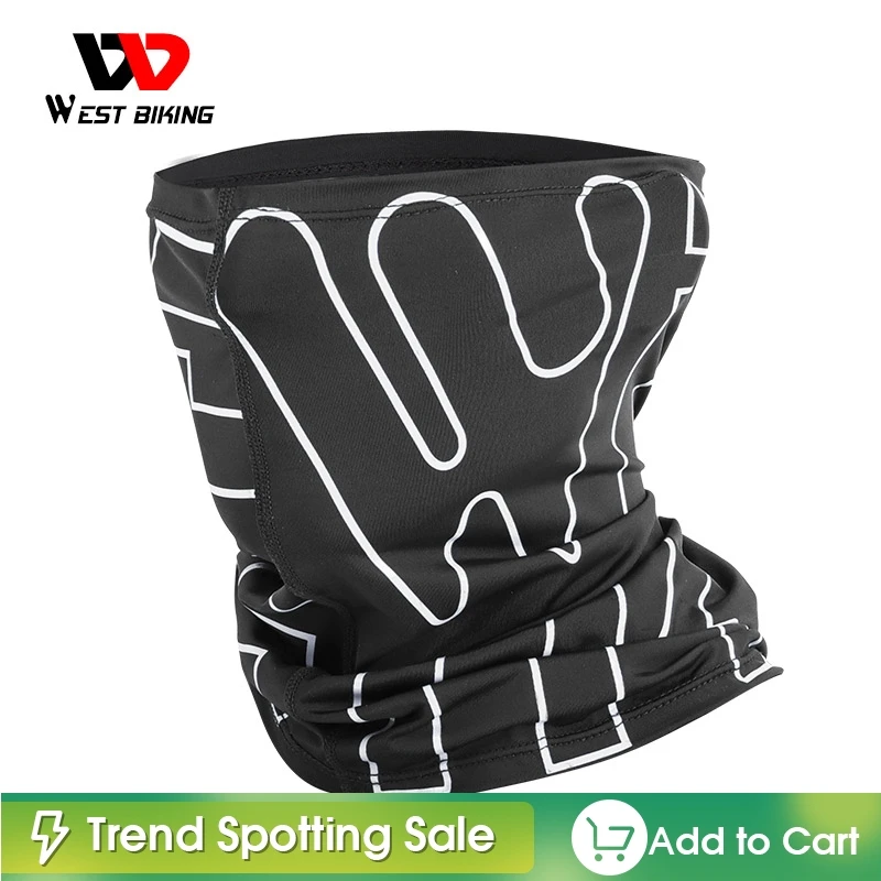 WEST BIKING летний спортивный шарф шёлковый головной убор для велосипеда дышащая