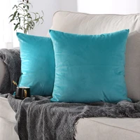 luxury velvet cushion cover pillow cover pillow case green yellow pink blue white black gray home decorative sofa throw pillows
