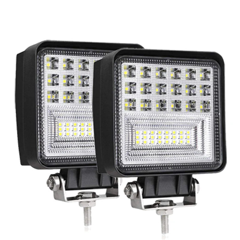 

LED Tractor Lights 4inch 126W Offroad Car 4WD Truck Tractor Boat Trailer 4x4 SUV ATV 24V 12V Spot LED Light Bar LED Work Light