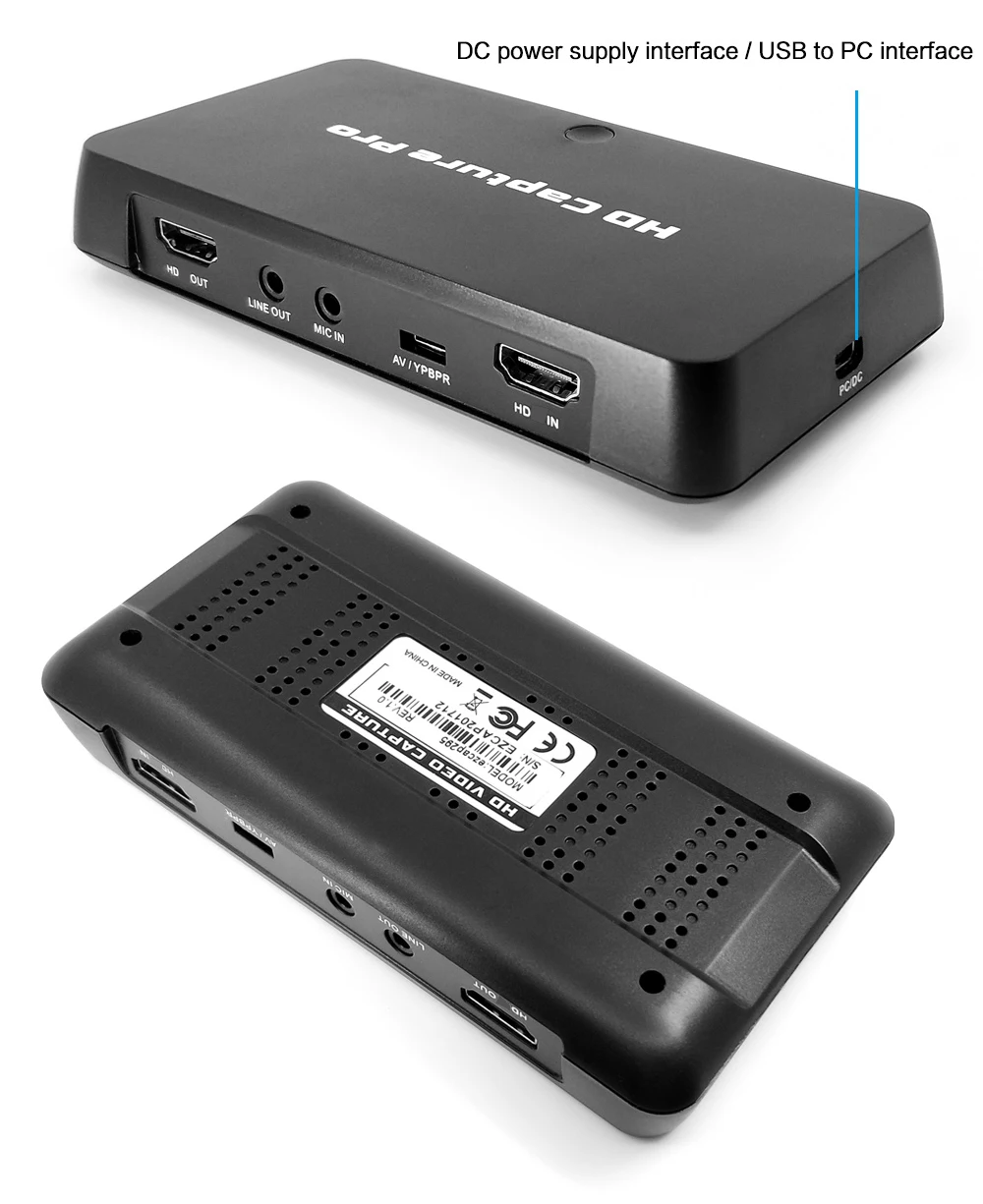 Карты видеозахвата игр Ezcap295 1080P HD USB 2 0 для Xbox 360 One PS4 | Компьютеры и офис