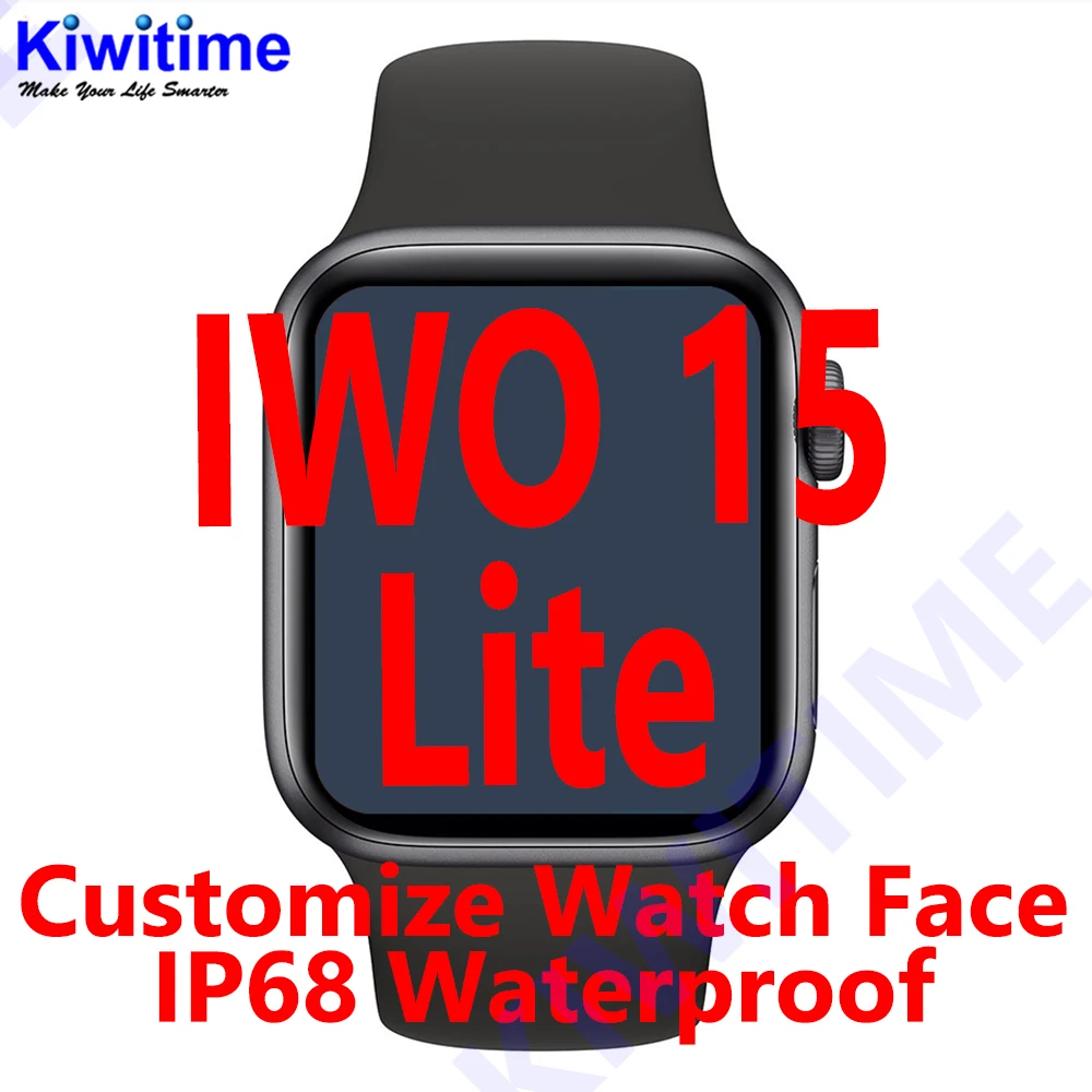 

Умные часы KIWITIME IWO 15 Lite/W506, оригинальные часы серии 6, клон, функция ответа на звонок, сердце, обновление SPO2 IWO 13