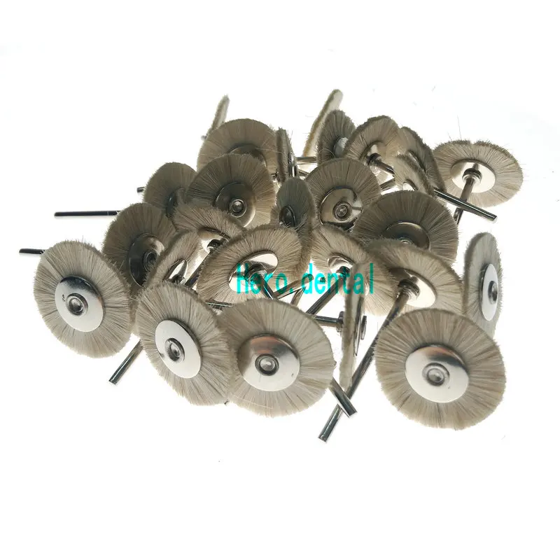 30 шт. полировальные щётки из козьей шерсти|dental lab|lab dentaldental polishing brush |