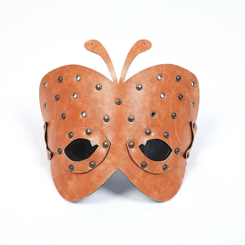 Маска-бабочка в стиле стимпанк на Хэллоуин семейная Пасхальная смешная кожаная