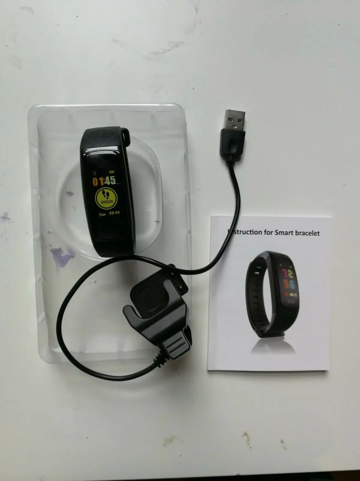

"SmileRunner" UW200 Smart Fitness Bracelet band watch heart rate tracker