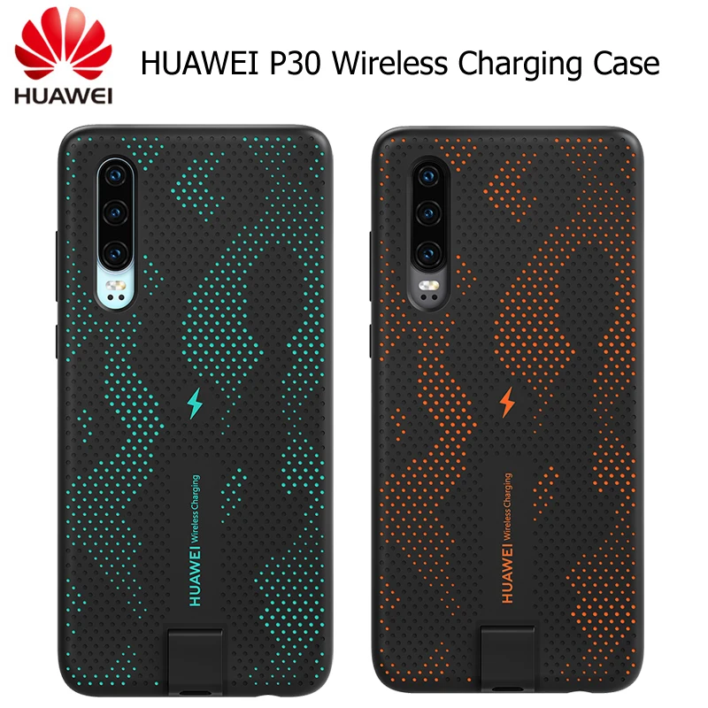 

HUAWEI P30 Wireless Charging Case Original Official Huawei CNR216 TUV Qi 10W Magnetic Back Cover Supports Car Mount ELE-L09/L29