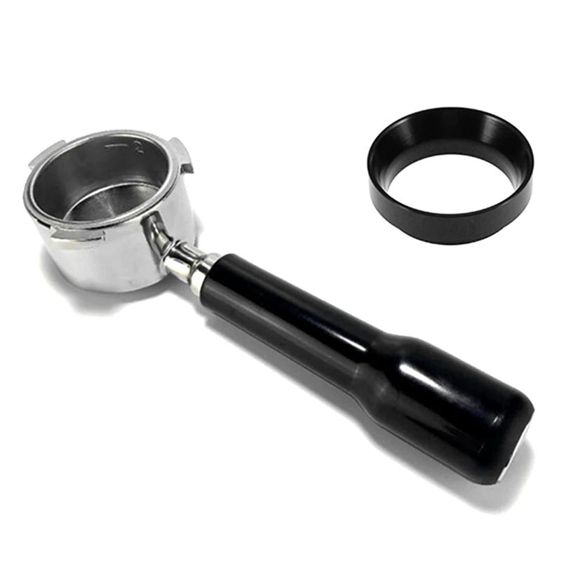 

Наборы посуды для кофе, портативный контейнер без дна для фильтра, 51 мм, корзина для фильтров из нержавеющей стали, аксессуары