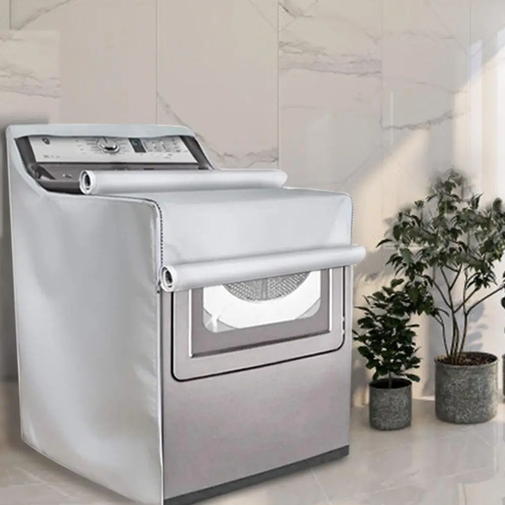 

29x28x40Inch Indoor Outdoor Washing Machine Cover Waterproof Dust-proof Sunscreen Washer/Dryer Protector