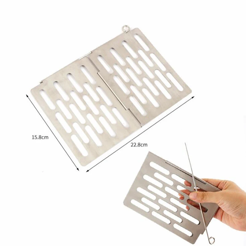Barbecue Stainless Steel Tool Outdoor Portable Grill Cooking Safe And Practical Clean | Спорт и развлечения