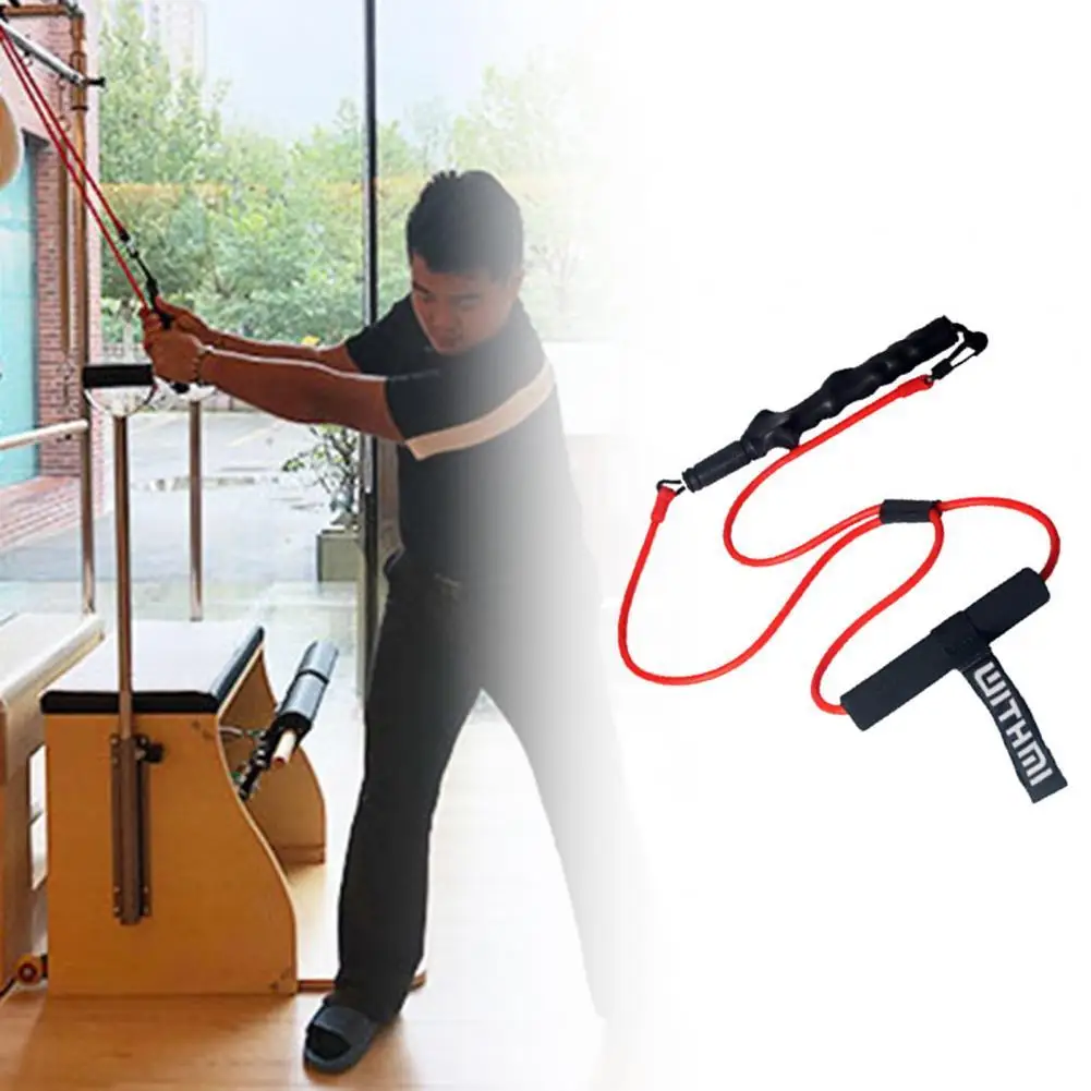 

Golf Swing Tool Power Swing Band 360 Degree Rotating Comfortable to Grip Solid Color Portable Golf Resistance Cord for Indoor