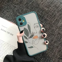 art retro abstract geometry phone case for iphone 13 12 x xs max xr 11 pro max 7 puls 6 6s 7 8 puls se 2020 cute anti fall cover