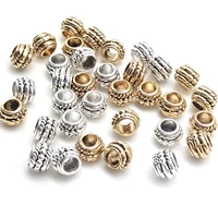 8x6mm 30 piece hole size 3 7mm antique gold bronze silver plated ball handmade charm pendant jewelry manufacturing pa