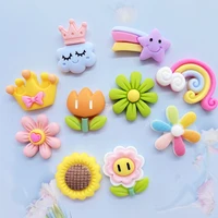20  40Pcs new resin cute cartoon series flat back scrapbook Kawai DIY embellishment mobile phone accessories E574