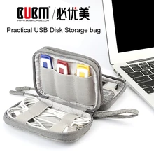 BUBM USB Flash дорожный органайзер, цифровое устройство, кабель для наушников U диск дорожный футляр органайзер для карт памяти