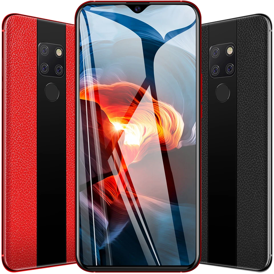 Роскошный смартфон 6," дюймов разблокированный Android Смарт мобильный телефон лицо ID телефон Google Play магазин бесплатно 3,5 мм наушники подарок