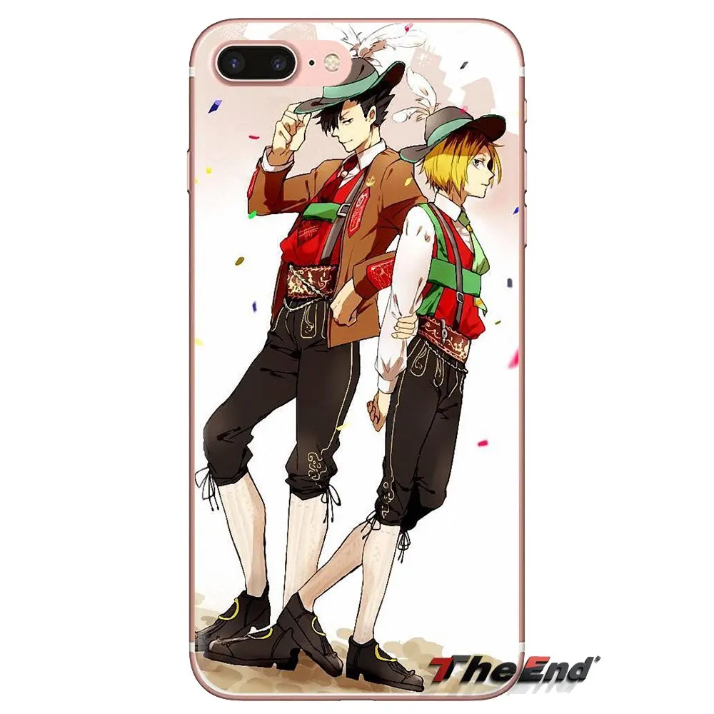 Для iPod Touch Apple iPhone 4 4s 5 5S SE 5C 6 6S 7 8 X XR XS Plus MAX Kenma Kozume из аниме ТПУ прозрачные чехлы |