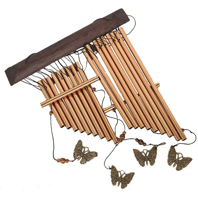 Колокольчики ветра на открытом воздухе Большие колокольчики с 8 металлическими