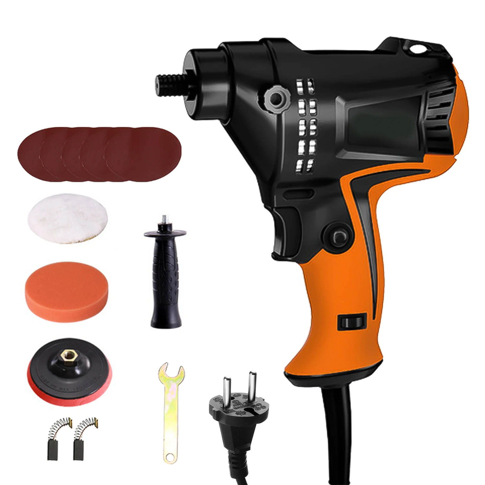 

980W Electric Car Polisher Machine 6Gears Adjustable Speed Car Polisher Electric Waxing Machine Auto Polishing Machine PowerTool