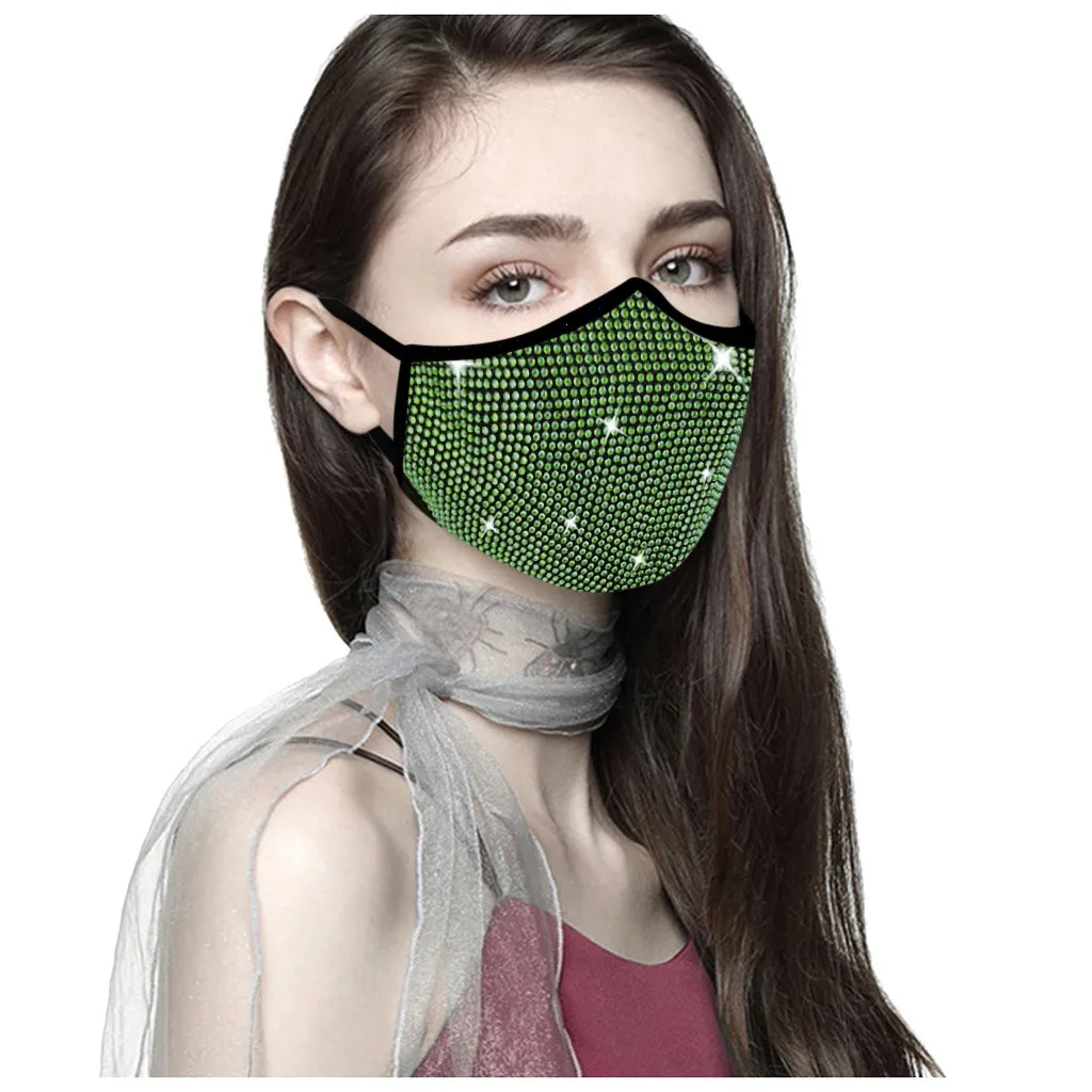 Модная reusableхэллоуин Золотая маска с блестками маскарадные стразы кристаллы для