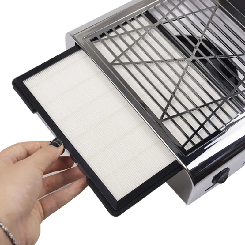 

80W Power Nail Dust Collector With Filter Nail Fan Art Salon Equipment Suction Dust Collector Machine Vacuum Cleaner Fan