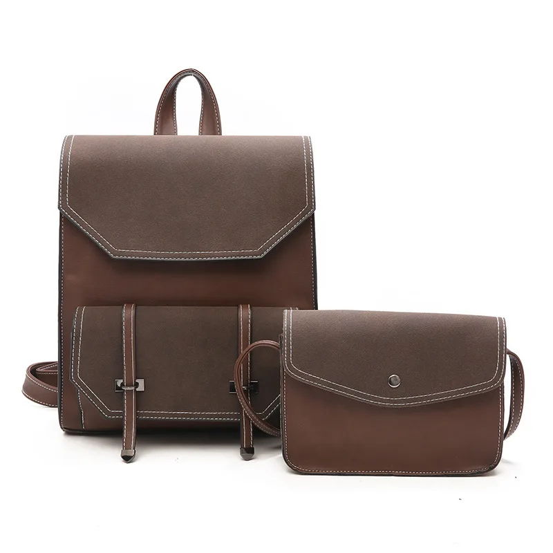 Классический винтажный рюкзак набор из 2 предметов для старших классов колледжа