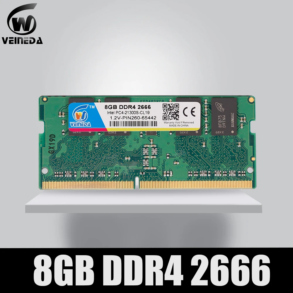 

DDR4 laptop memory 4GB 8GB 2666MHZ 2400MHZ PC4-17000 SO-DIMM Memory RAM CL 17 1.2V