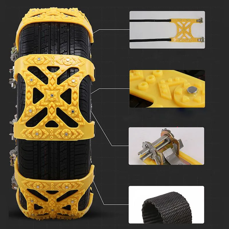 1 шт. термополиуретановые автомобильные зимние шины цепи для снега колеса