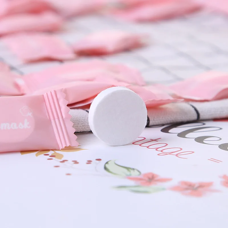 Сжатая маска для лица одноразовые Для женщин Красота &quotсделай сам&quot Бумага