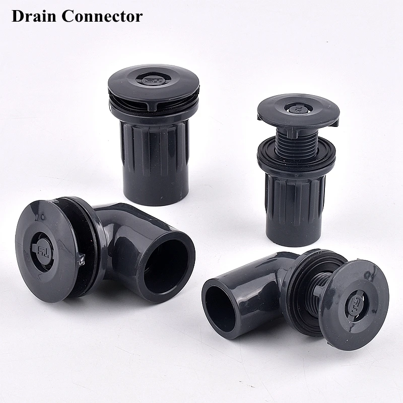

I.D 20/25mm PVC Pipe Connector Aquarium Fish Tank Thicken Drain Joints Garden Watering Irrigation Drainage Tube Fittings Elbow