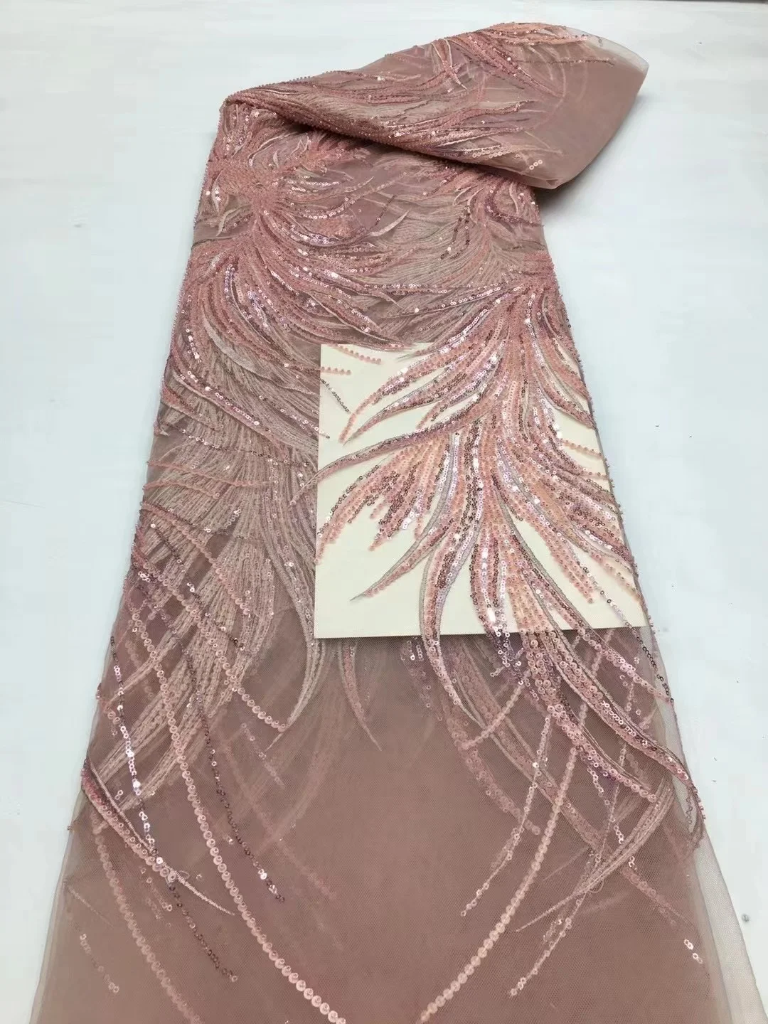 Роскошные бусины кружево ткань ручной работы французское свадебное платье